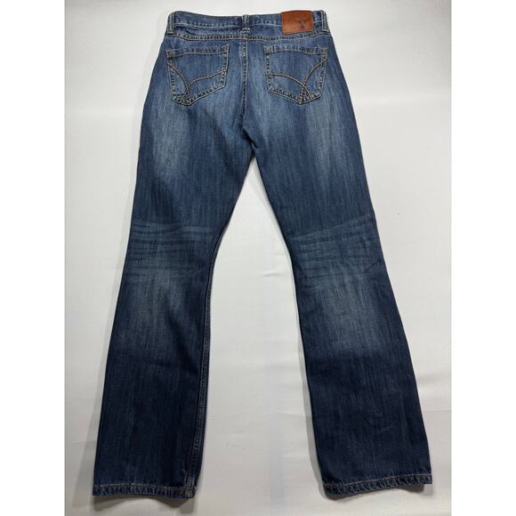 Wrangler 20X Men's Bootcut Western Blue Denim Jeans - Size 31x34 (31x32) - Picture 2 of 5